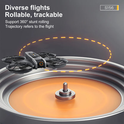 S156 GPS Foldable Drone – 8K Dual Camera, 5G WiFi, 360° Obstacle Avoidance, Brushless Motor FPV Quadcopter Toy