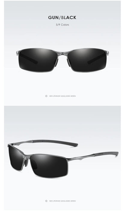 Polarized Driving Sunglasses – Night Vision Cycling Glasses for Men, UV Protection Road & Fishing Shades