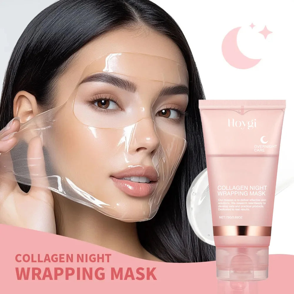 Overnight Collagen Peel-Off Mask Set – Night Mask for Deep Moisturizing