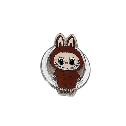Labubu The Monsters Box — Magnetic Folding Phone Grip & Holder with Cute Cartoon Design for iPhone & Samsung