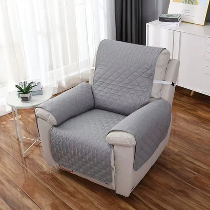 Solid Color Recliner Sofa Cover – Anti-Slip Pet & Kid Proof Chair Slipcover Furniture Protector for Armchair & Recliner Anti-Wear Use