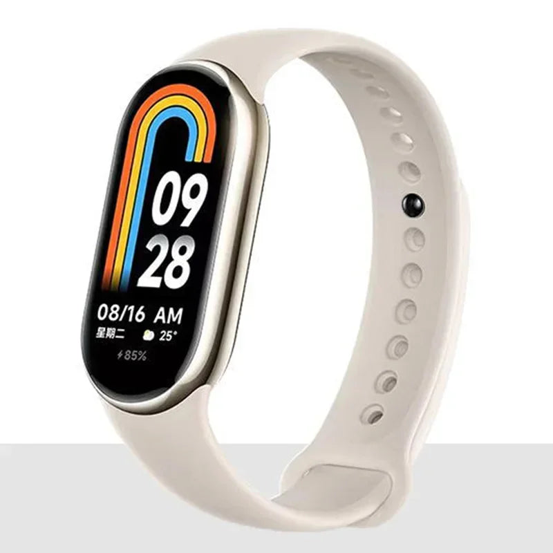 Silicone Sport Strap for Xiaomi Mi Band 8 NFC – Replacement Smartwatch Bracelet