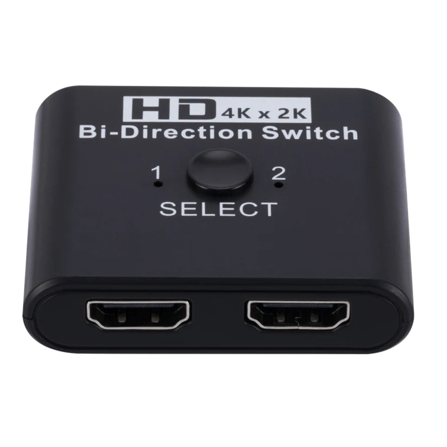 4K HDMI Bi-Directional Switch – 2 Port 8K 60Hz HDMI Splitter for Laptop, PC, Xbox, PS3/4/5, TV Box to Monitor Adapter