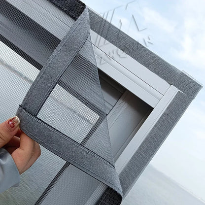 Customizable Mosquito Screens - Self-Adhesive Invisible Insect Netting for Doors and Windows, Easy-Install Bug Protection
