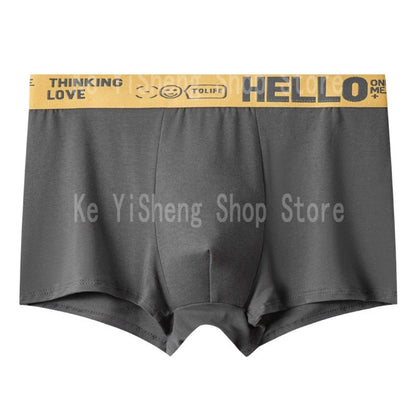 10PCS Men's Mid-Waist Boxers – Breathable, Lightweight Underwear Set in Multiple Colors