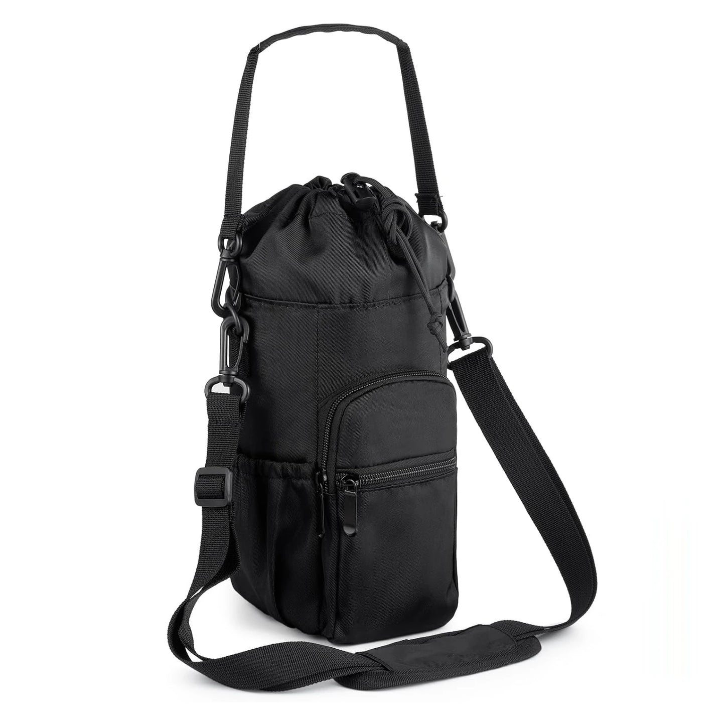 Insulated Water Bottle Holder with Strap – Carrier Sling Bag for 16oz, 32oz, 40oz & 64oz Bottles