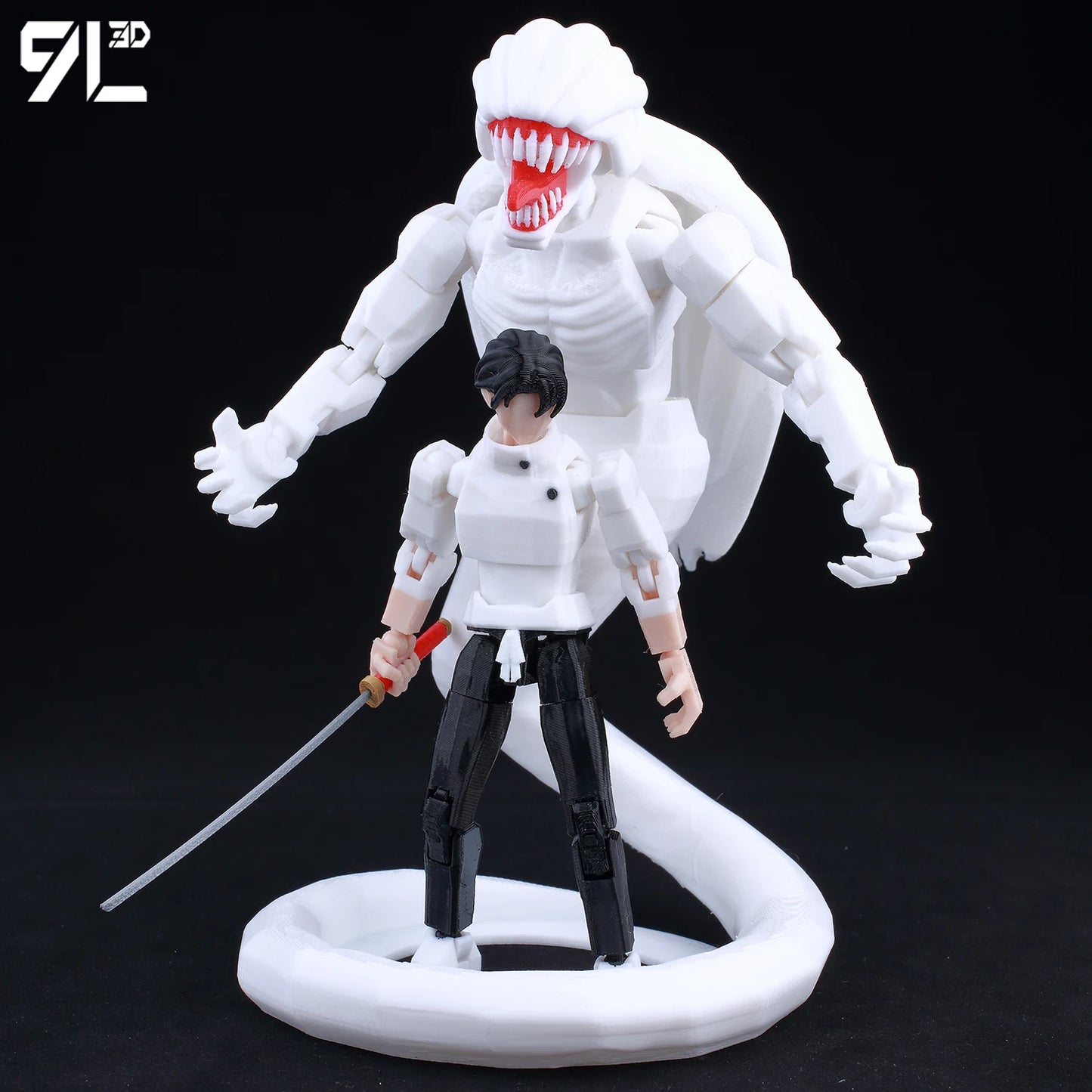 9L3D Printed Anime Action Figures — Jujutsu Kaisen Sukuna, Yuji, Yuta, Satoru Gojo Movable Mannequin Toys