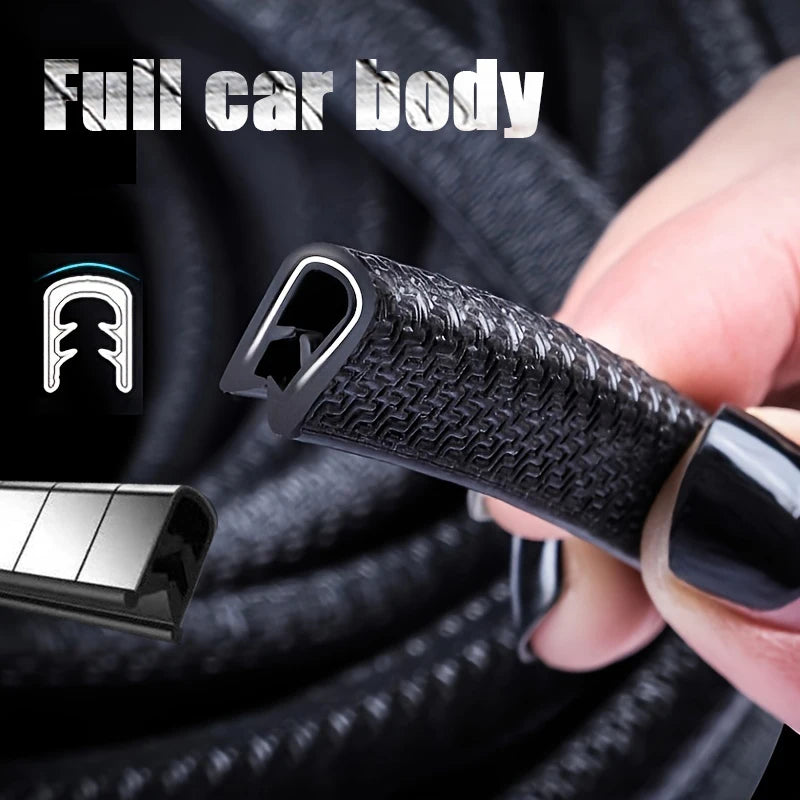 Car Door Protector Strip | Edge Guard Trim for Scratch, Noise Reduction & Anti-Collision Protection