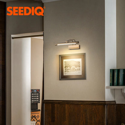 LED Bathroom Wall Light – Black Copper 8W Modern Wall Sconce AC85-265V Interior Picture Lamp
