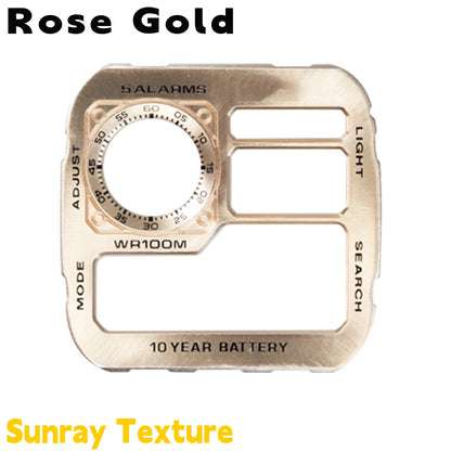 Casio AE1200 Watch Dial Mod - Copper Sunray Texture Faceplate Replacement Accessory