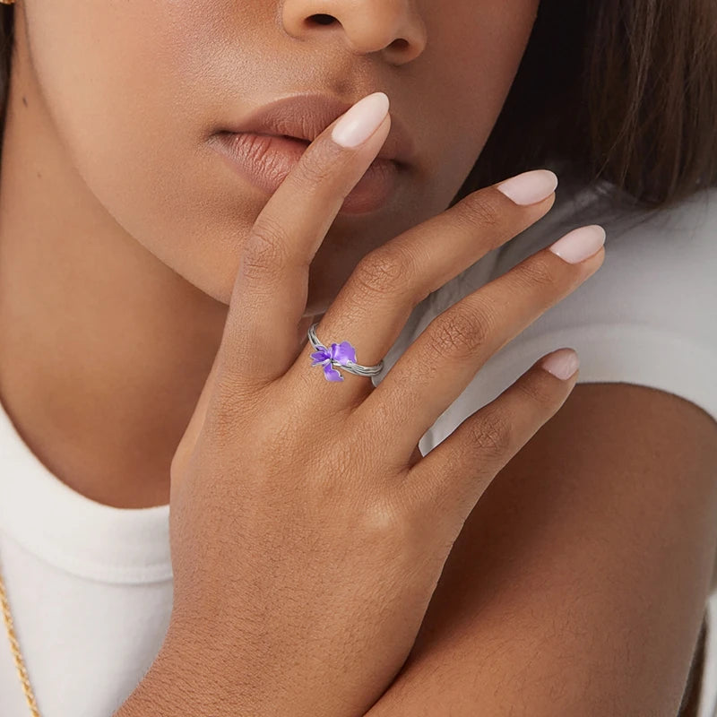 925 Sterling Silver Rings - Bow, Heart, Sun, Moon & Star Zircon Jewelry for Women, Birthday & Anniversary Gift