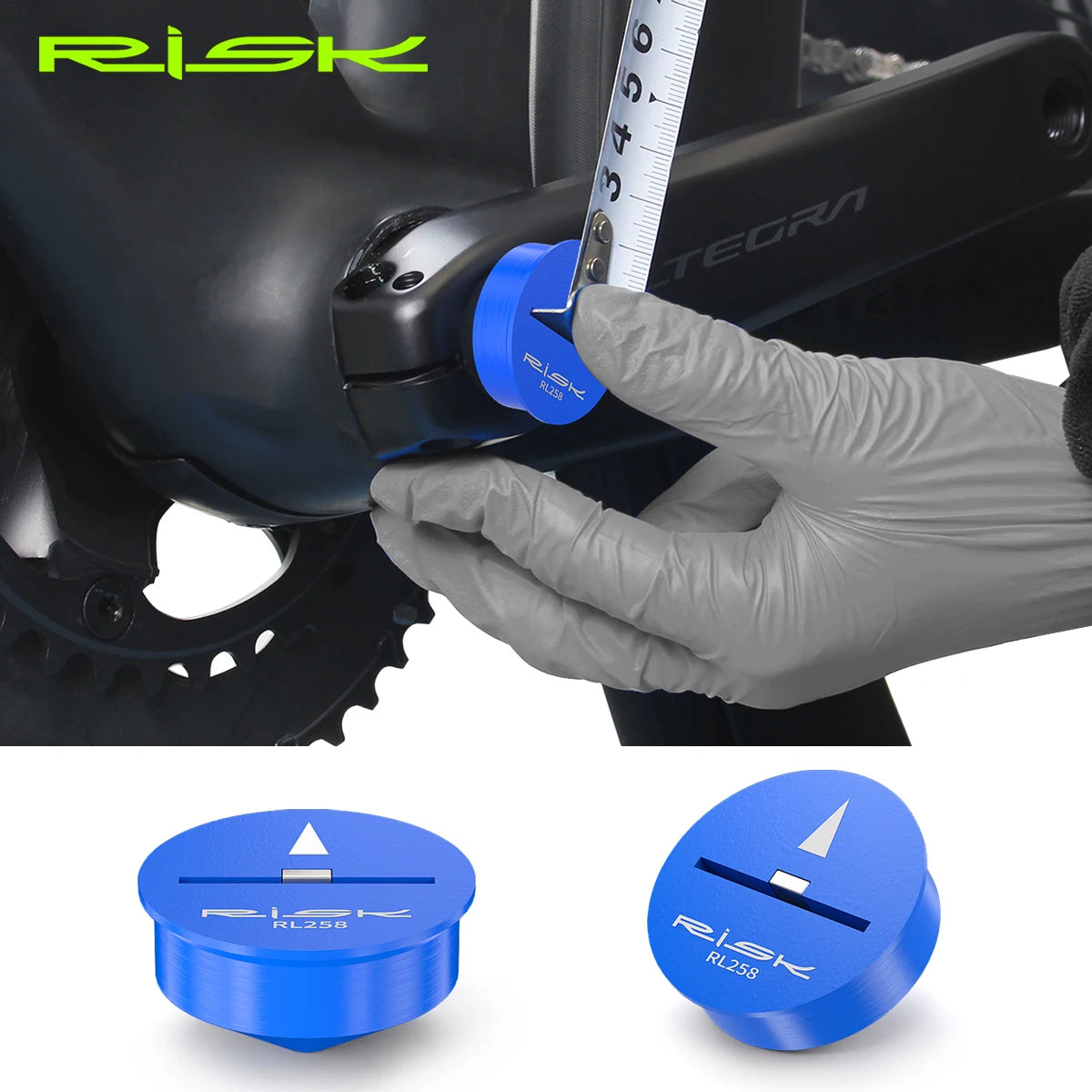 RISK Bicycle Seat Cushion Height Measuring Tool – Bike Fitting & Measurement Gauge
