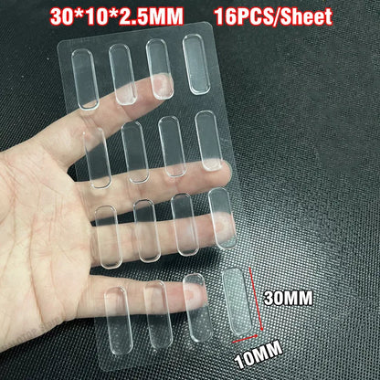 Self-Adhesive Silicone Buffer Pads - Door Stoppers, Cabinet Bumpers, and Wall Protectors for Furniture and Refrigerators