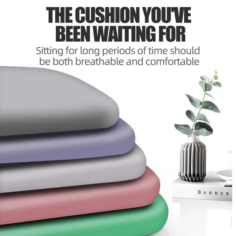 Large Black Car Seat Cushion for Travel & Office – Relieves Lower Back Pain, Ideal for Long-Distance Sitting