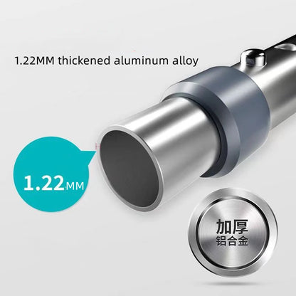 Aluminum Alloy Detachable Foldable Underarm Crutches — Armpit Walking Stick Mobility Aid for Elderly & Disabled