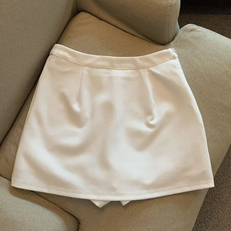 Women’s Mini Skirt – High Waist Slim Sexy Spring Casual Chic Streetwear for Mature Stylish Look