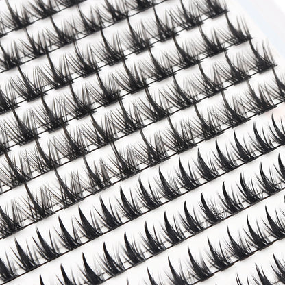 Individual Lash Extensions Kit – DIY Cluster Eyelash Book, False Lashes for Home Makeup