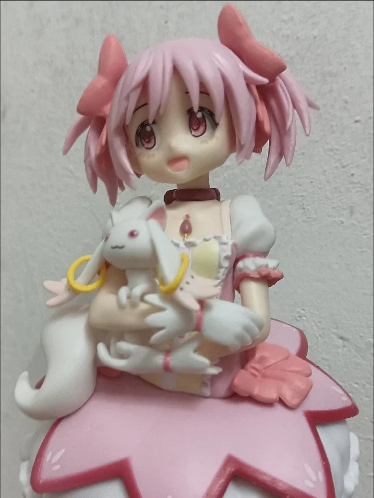 18cm Puella Magi Madoka Magica Kaname Madoka Action Figure – Magical Girl Model Doll for Christmas Gift & Decoration