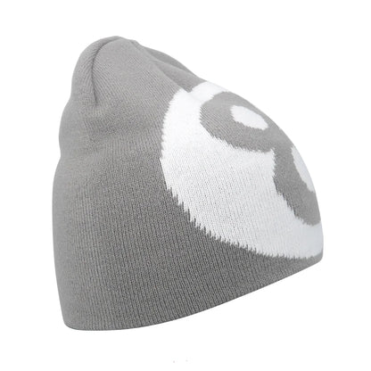 Y2K Letter Knitted Beanie Cap – Unisex Winter Autumn Warm Ski Skullcap, Hip Hop Streetwear Ear Cover Hat for Men & Women