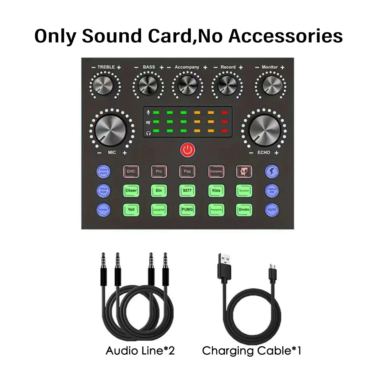 Podcast Equipment Kit - Voice Changer Mixer with BM800 Microphone for Recording, Live Streaming & Broadcasting
