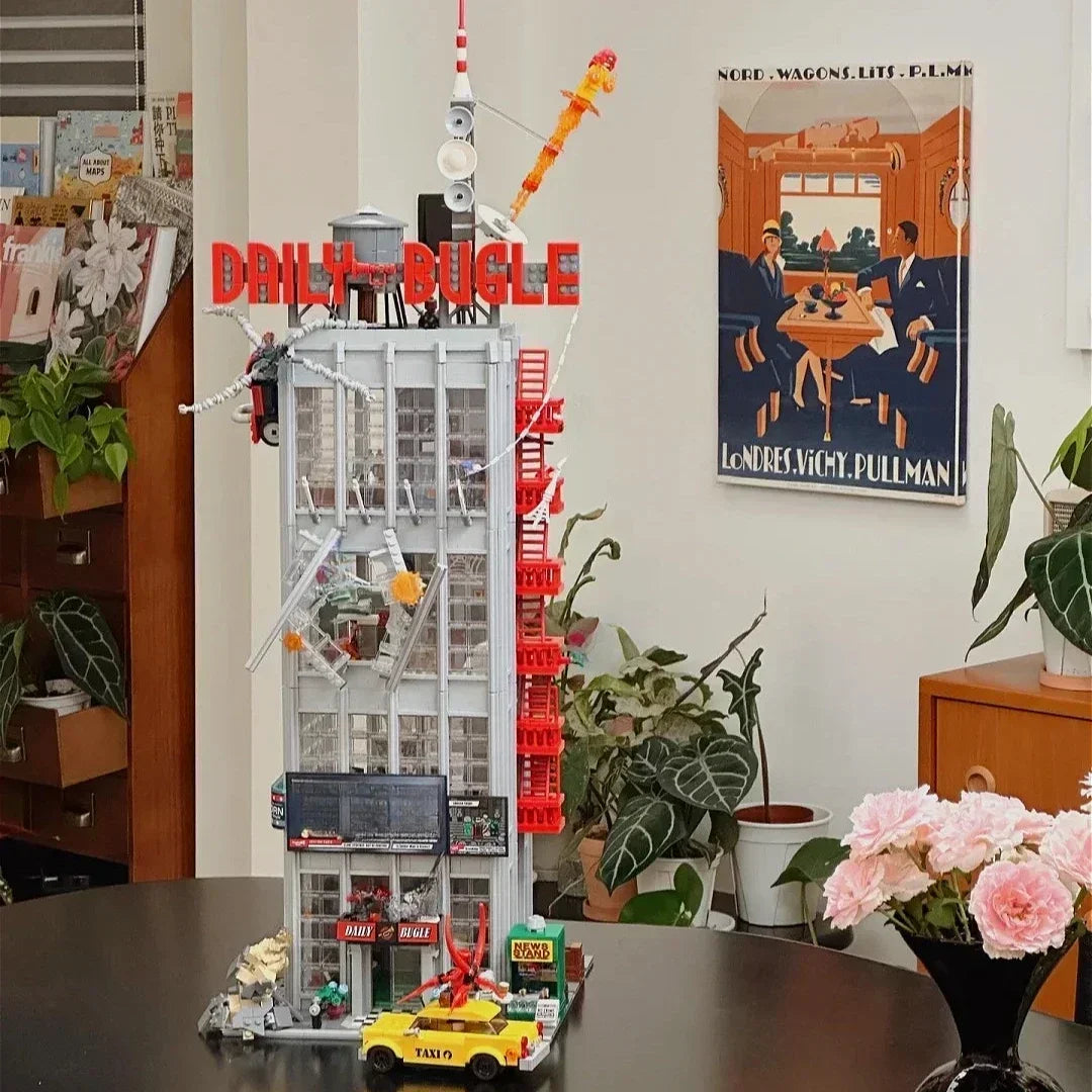 Newspaper Office Building Blocks Set — Anniversary Edition, Compatible with Lego, Perfect Christmas Gift 76178