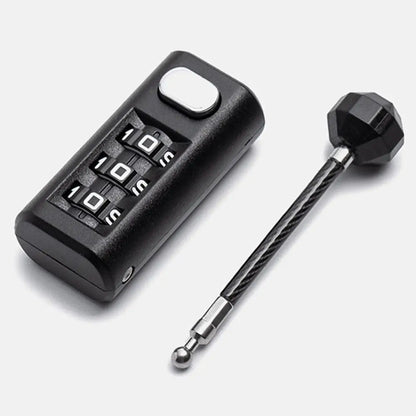 3-Digit Resettable Combination Mini Padlock – Luggage, Backpack, Zipper & Cabinet Security Lock for Travel & Dorm Use