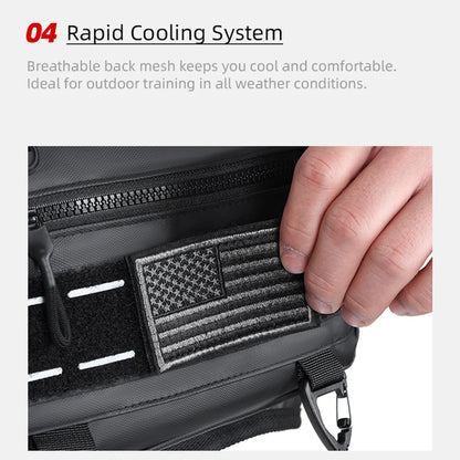 Sports Chest Bag – Lightweight Waterproof Running Vest with Pocket, Phone Holder & Large Capacity Tactical Front Pack