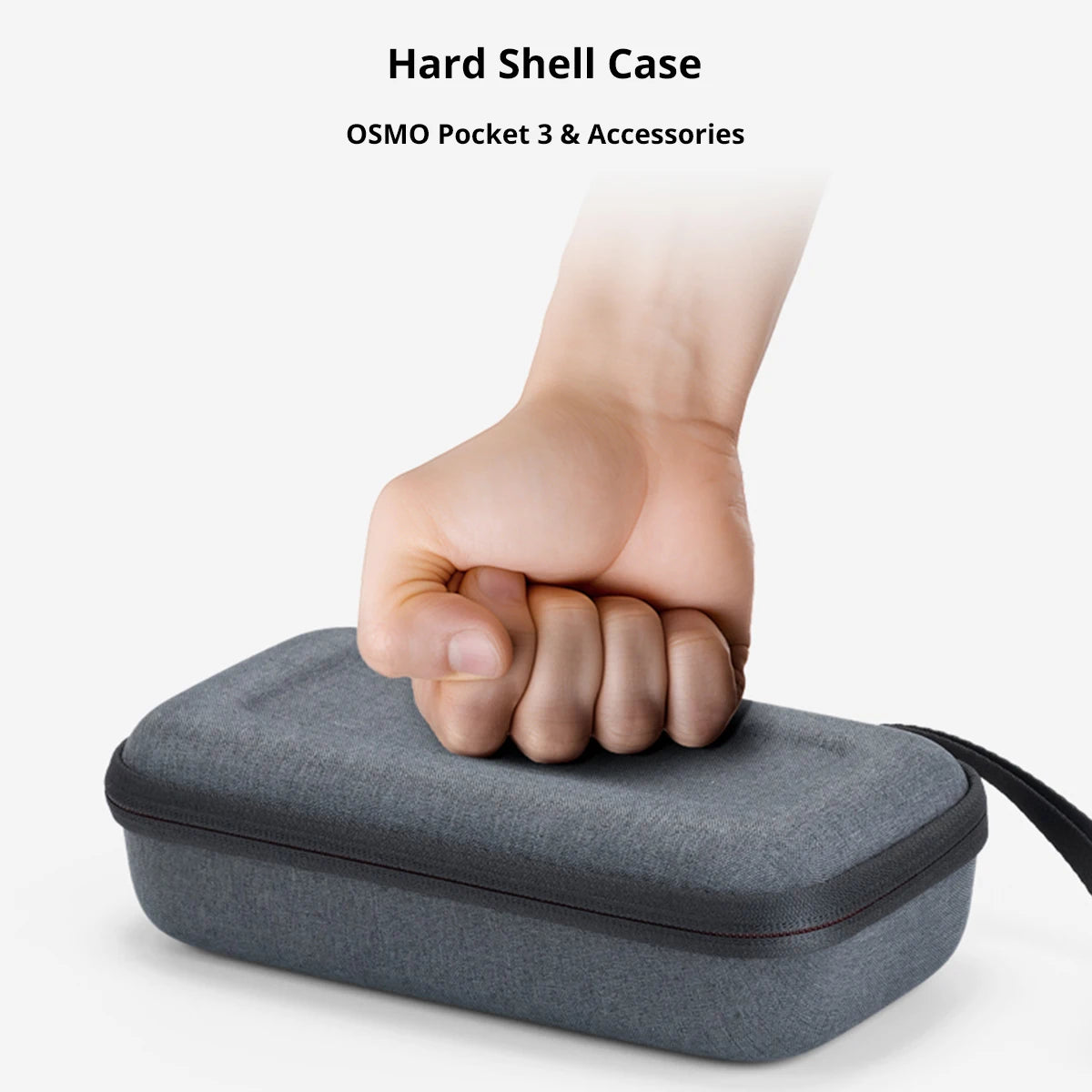 DJI Osmo Pocket 3 Protective Case - Portable Durable Storage Box with Wrist Strap for Camera & Accessories