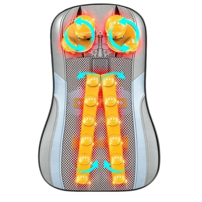 JAIYORL Electric Shiatsu Neck Massage Pillow – Deep Kneading Heat Cushion for Shoulder and Muscle Relaxation