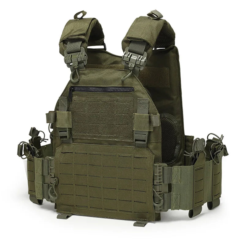 Outdoor Training Vest – Multi-Functional Waterproof MOLLE Expansion Quick-Release Wear-Resistant Tactical Vest