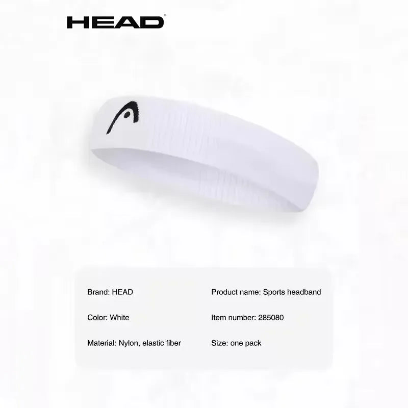 HEAD Sports Hairbands — Men & Women Fitness Sweatbands for Tennis, Yoga, Basketball, Running