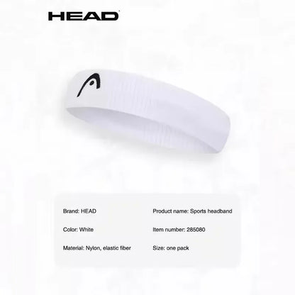 HEAD Sports Hairbands — Men & Women Fitness Sweatbands for Tennis, Yoga, Basketball, Running