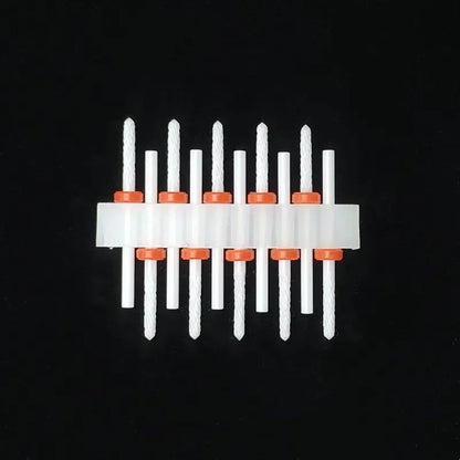10PCS Ceramic Nail Drill Bits - Rotary Milling Cutters for Gel Polish Removal & Nail Grinding Machine Accessories