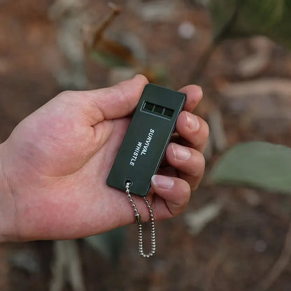 3-Frequency High Decibel Whistle – Portable Survival Tool for Camping, Hiking & Emergency EDC Accessories