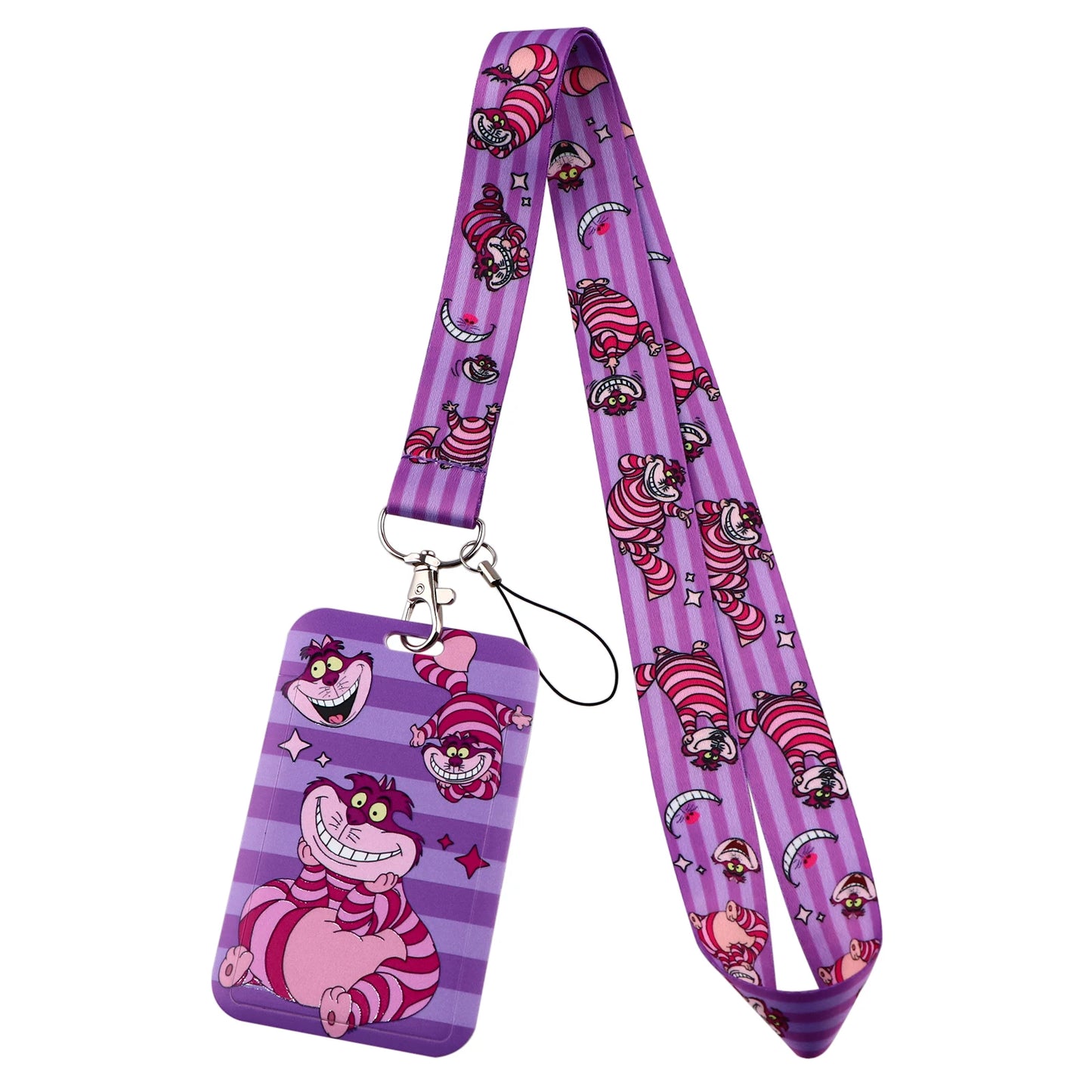 Cartoon Stitch Credential Holder Lanyard – Cute Neck Strap for Keychain, Pass & Credit Card Holder Accessories