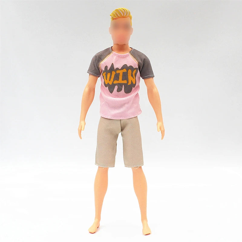30cm Doll Clothing Set — Men’s Multi-Style Sports Outfit for Boyfriend Dolls