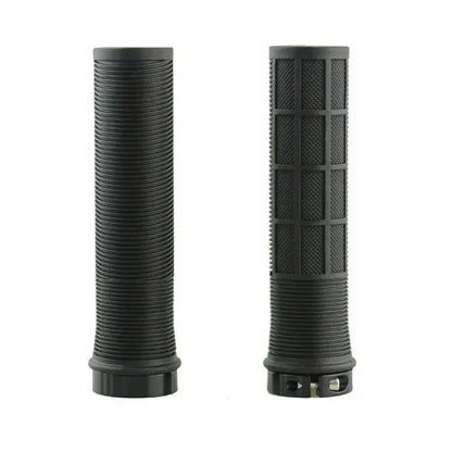 TPR Aluminum Alloy Lock-On Bicycle Handlebar Grips — Integrated Non-Slip MTB Cuffs for Bike Parts