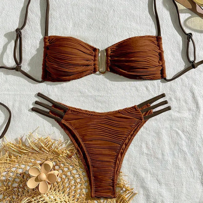 Sexy Bikinis 2025 – Women’s Brazilian Swimwear Set for Beach & Pool Bathing Suits