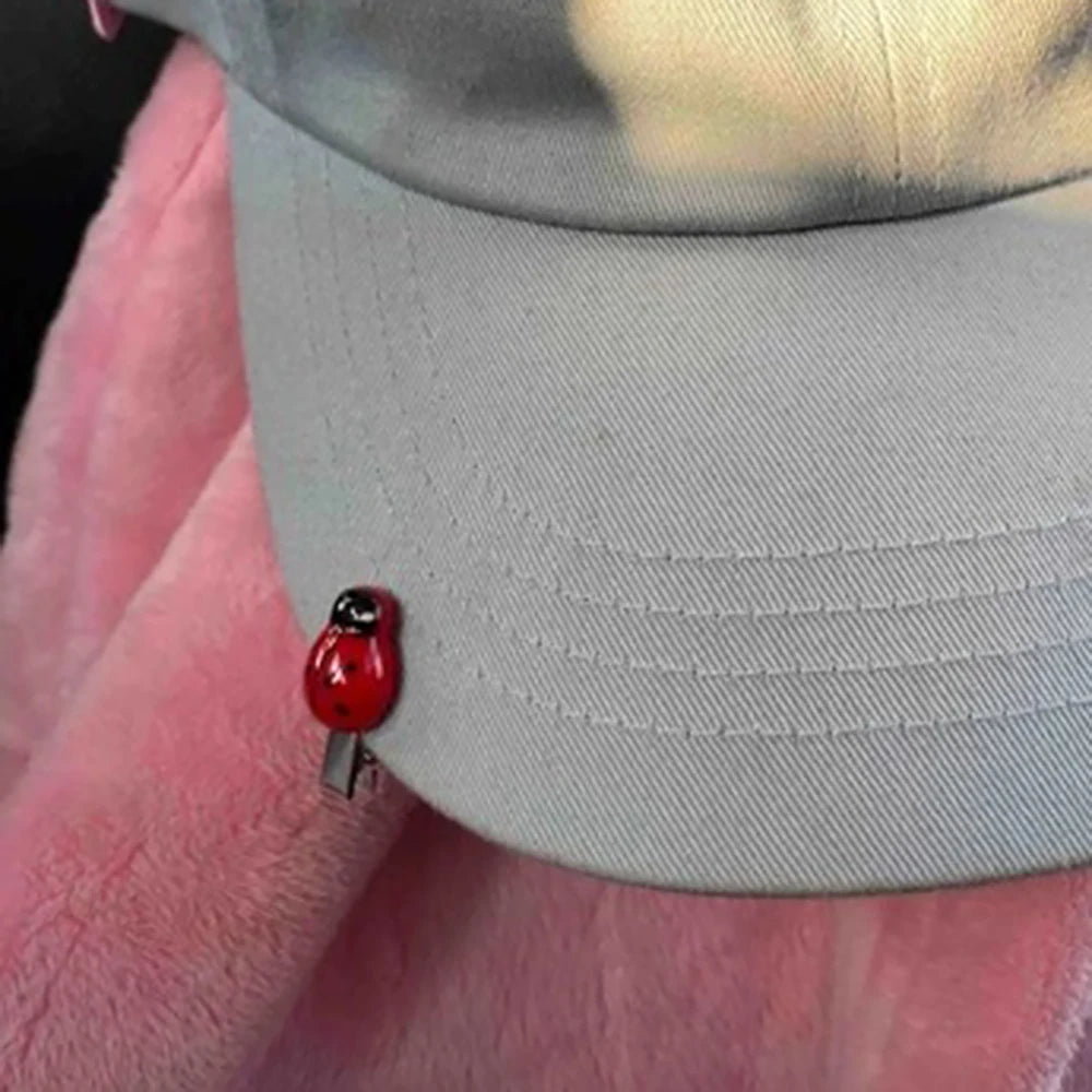 Ladybug Hair Clips 10Pcs - Cute Animal Insect Hair Accessories for Girls and Kids