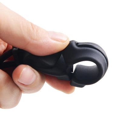 BDSM Male Penis Ring & Extender — Weight-Bearing Stretcher, Enlargement Device with Ball & Semen Lock, Adult Sex Toy for Men