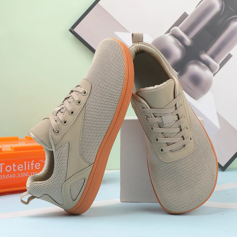Men’s Minimalist Barefoot Walking Shoes – Breathable Wide Sports Sneakers for Gym, Office & Leisure