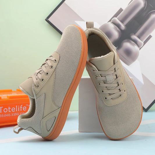 Men’s Minimalist Barefoot Walking Shoes – Breathable Wide Sports Sneakers for Gym, Office & Leisure
