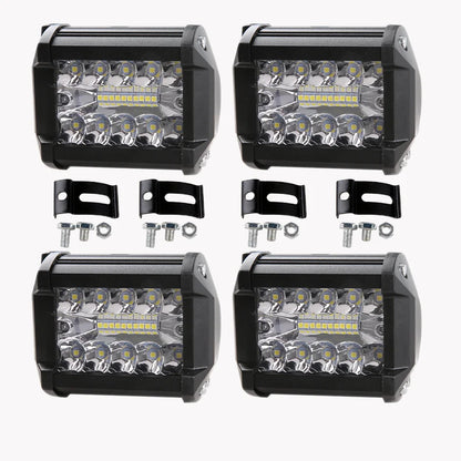 4" / 7" LED Work Light Bar 144W/120W Spot Flood Combo – Off-Road Lighting for Car, Tractor, Boat, Truck, SUV & ATV Repair & Utility Use