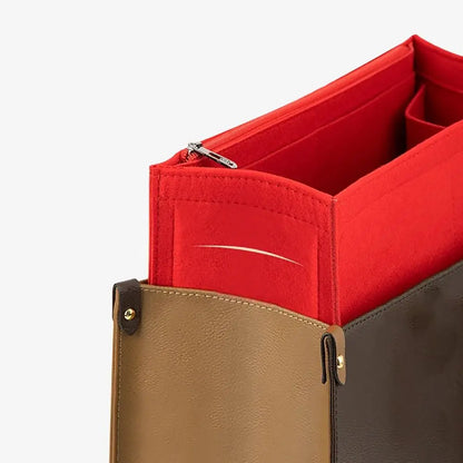 Felt Insert Liner Pouch — Handbag & Tote Bag Organizer for LV Onthego, Internal Purse Storage Accessory