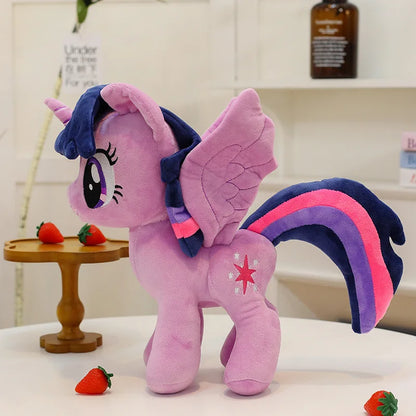 My Little Pony Rainbow Dash & Applejack 28cm Plush Toy – Soft Stuffed Animal Gift