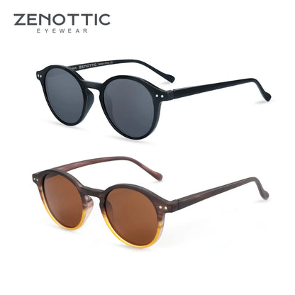 ZENOTTIC Retro Polarized Small Round Sunglasses – Vintage UV400 Shades for Men & Women 2023–2024