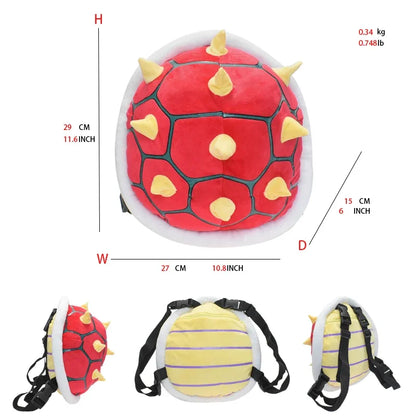 Super Mario Plush Backpack – 9 Styles Including Bowser, Yoshi & Koopa Troopa Cartoon Stuffed Toy Bag