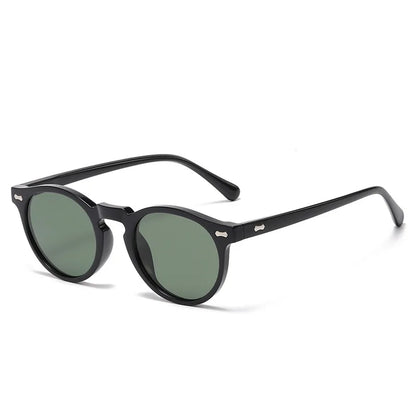 Retro Round Polarized Sunglasses – Vintage Fashion Shades for Men & Women, Driving Eyeglasses