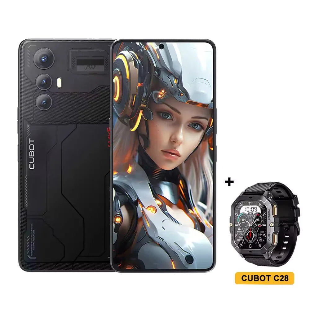 CUBOT MAX 5 5G Smartphone | 6.95" 144Hz Screen, MTK Dimensity 8200, 24GB RAM, 256GB ROM, 100MP Camera, Android 14