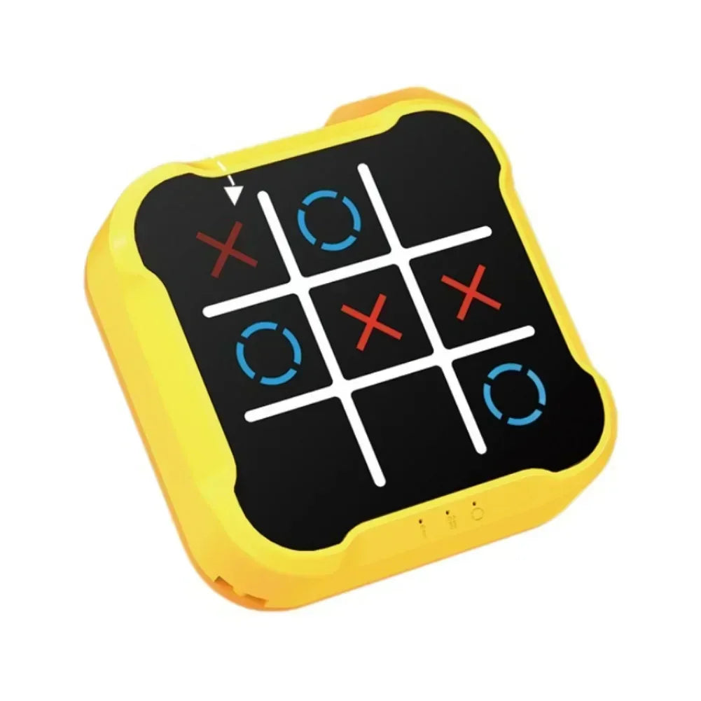 Multifunctional Electronic Tic-Tac-Toe & Chess Game — Portable Montessori Puzzle Table for Kids & Adults
